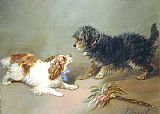 King Charles Spaniel & Terrier by George Armfield